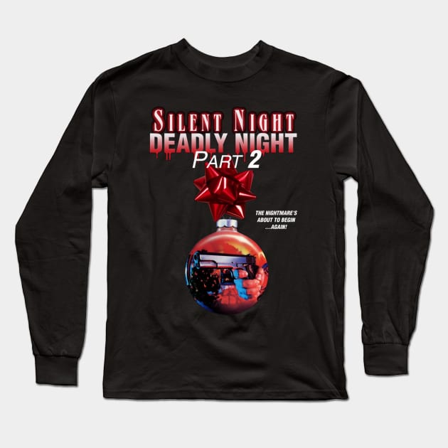 Silent Night, Deadly Night Part 2 Long Sleeve T-Shirt by pizowell